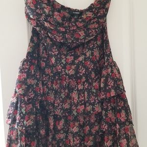 Express Summer Strapless Dress